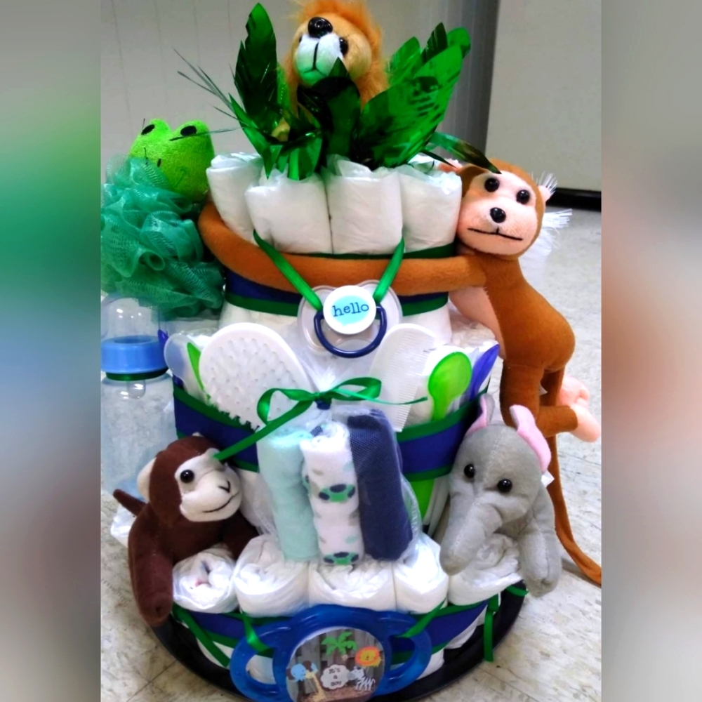 Jungle Diapercake